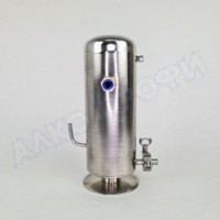 Дефлегматор с узлом отбора 4" выход 1/4 через кламп 1"