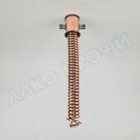 Холодильник Димрота проходной 2" МЕДНЫЙ 360мм